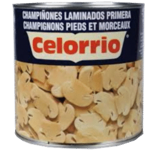 CHAMPIÑÓN LAMINADO 3KG/ SCLICED MUSHROOMS 3KG
